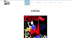 Desktop Screenshot of festivalflasko.org.br