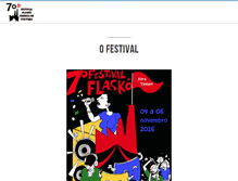 Tablet Screenshot of festivalflasko.org.br